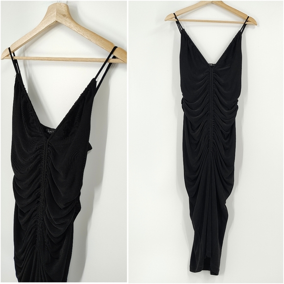 Dynamite | ruched bodycon midi - Picture 2 of 5